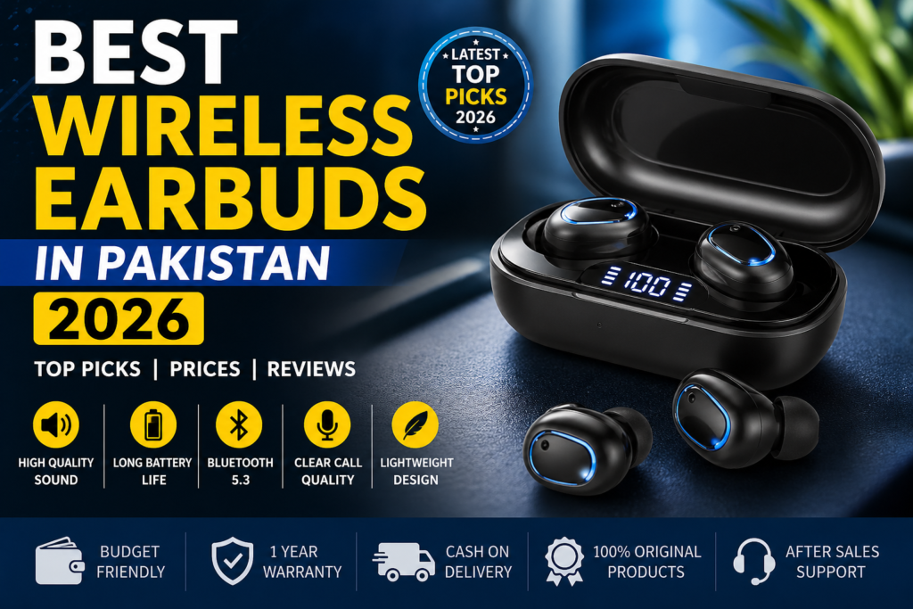 Best wireless earbuds in Pakistan 2026