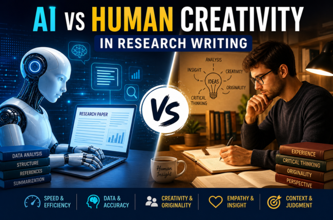 AI vs Human Creativity in Research Writing