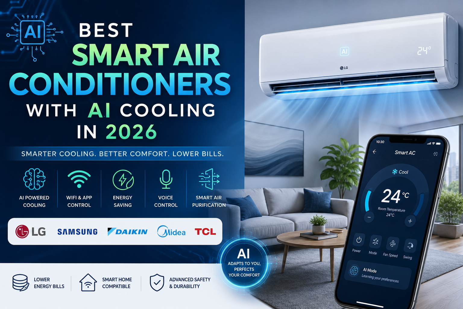 Best Smart Air Conditioners with AI Cooling in 2026