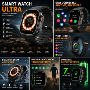 Smart Watch Ultra – Premium Smartwatch for Fitness, Calls & Everyday Use in 2026 smart watch ultra – premium smartwatch for fitness, calls & everyday use