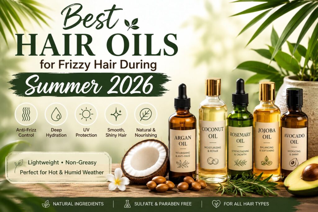 Best Hair Oils for Frizzy Hair During Summer 2026