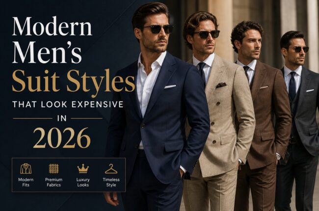 Modern Men’s Suit Styles That Look Expensive in 2026