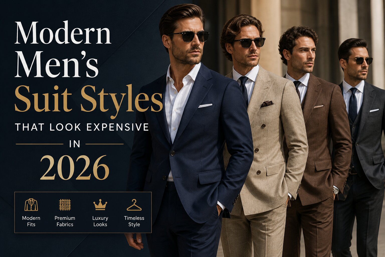 Modern Men’s Suit Styles That Look Expensive in 2026