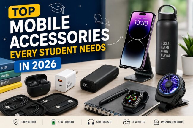 Top Mobile Accessories Every Student Needs in 2026